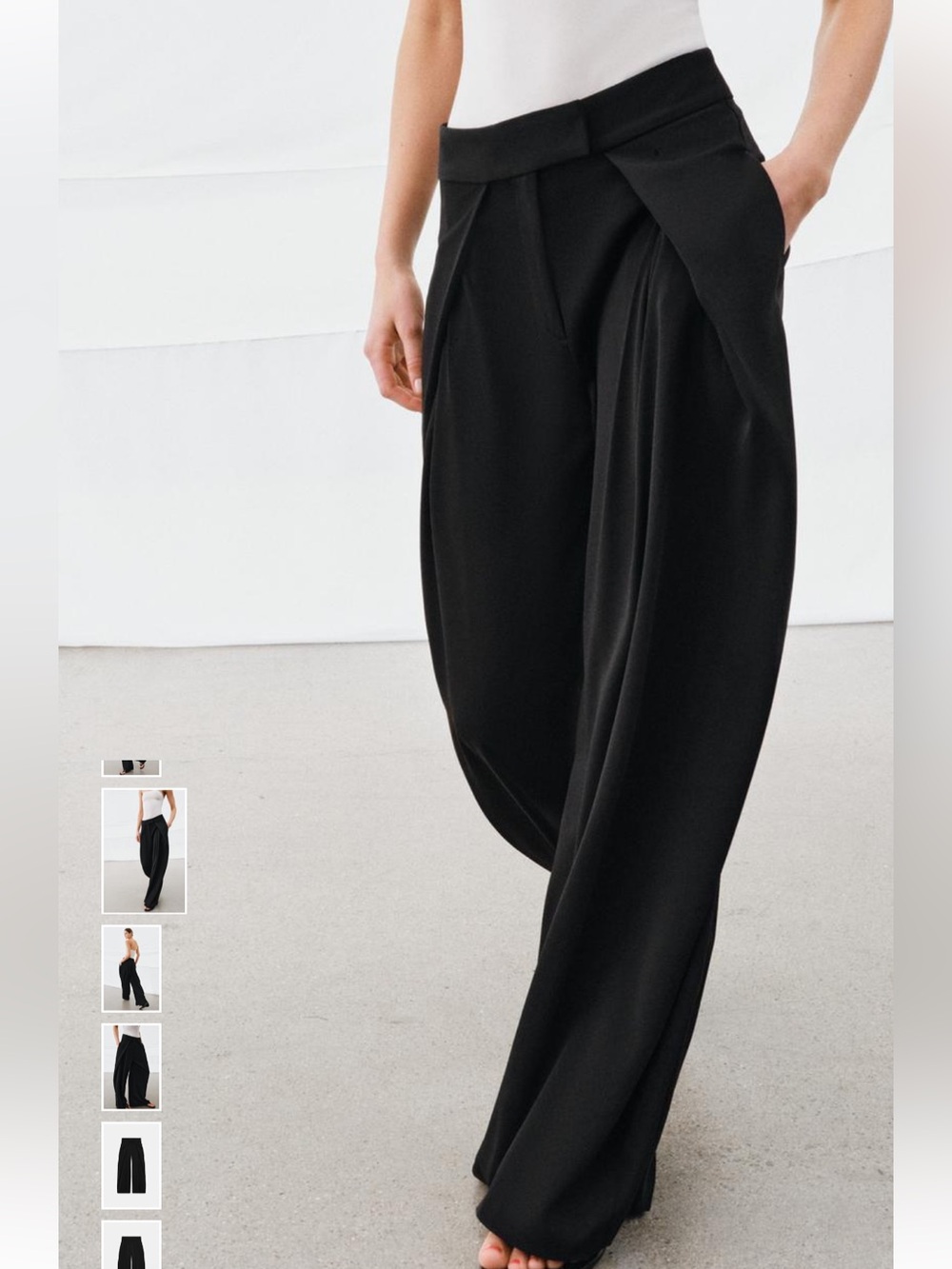 VIRAL NEW ZARA pants with belt loops. Side pockets XS and L 
🚨NO DISCOUNT - Picture 4 of 10
